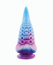 Charger l&#39;image dans la visionneuse de la galerie, Dildo Ventouse Tentaculaire Vibrant - Jouet de Plaisir Multicolore de 7,66 Pouces
