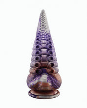 Carregue a imagem no visualizador da Galeria, Vibrant Tentacle Pleasure Suction Cup Dildo - Multicolor Delight
