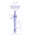 Charming Pink Rabbit Glass Dildo with Sensuous Design