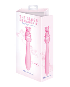 Dildo de Vidro Teddy Bear Delight - Rosa