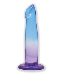 Dong en gel G-Spot dégradé - Délice bleu/violet