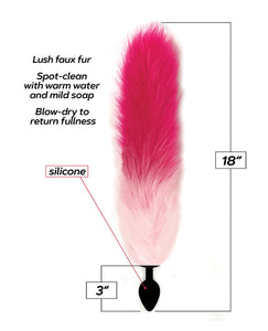 Foxy Fox Tail Silikone Analplugg