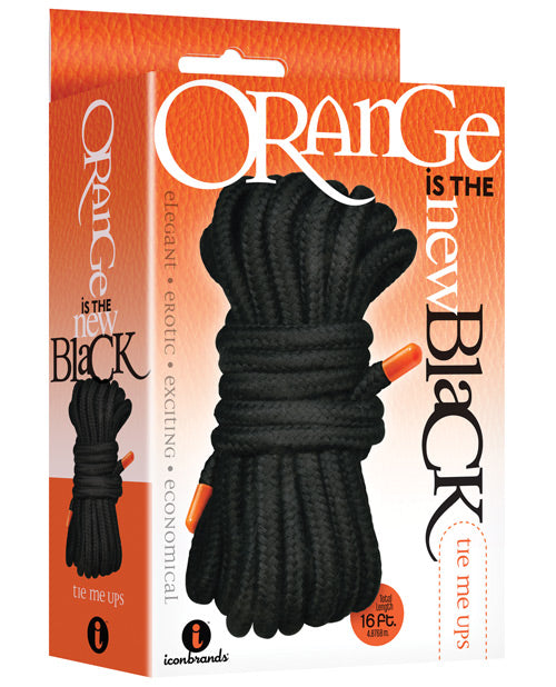 The 9's Vibrant Orange BDSM Rope for Bondage Play