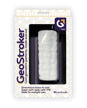 Load image into Gallery viewer, GeoStroker 2 - 5&quot; Ultra-Soft TPR Pleasure Stroker - White
