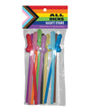 Straws Naughti a Tema Pride Vivaci - Set di 11