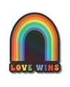 Pride Love Wins Holografisk Klistermärke Set - 3 Pack