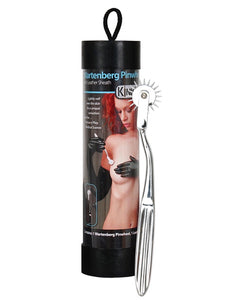 Sensory Exploration Wartenberg Pinwheel with Elegant Leather Case