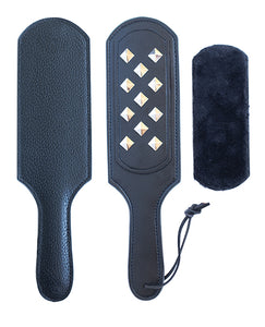 Kinklab Versatile 3-in-1 Spanking Paddle Black Accessories