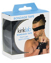 KinkLab Self-Stick Bondage Tape - Black for Creative Play