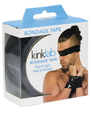 Load image into Gallery viewer, KinkLab Self-Stick Bondage Tape - Black for Creative Play
