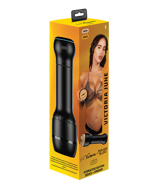 Set de Stroker Interactiv PowerBlow Kiiroo Victoria June