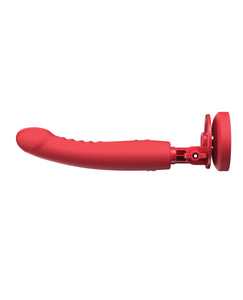 Lovense Mission 2 Touch-Responsive Dildo Vibrator - Crimson Red