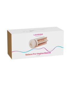 Lovense Solace Pro Vagina Sleeve Insert - Tan