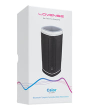 Load image into Gallery viewer, Lovense Calor Portable Heated Male Masturbator - Jet Black
