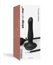 Afbeelding laden in Galerijviewer, Strap on Me Opblaasbare Dildo Plug - Zwart
