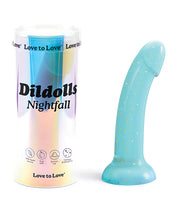 Load image into Gallery viewer, Celestial Desire Curved Suction Cup Dildolls Nightfall - Blue
