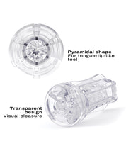 Charger l&#39;image dans la visionneuse de la galerie, Manchon de Masturbation Transparent Deep Blow Extreme - Transparent
