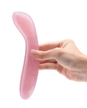 Carregue a imagem no visualizador da Galeria, Rose Quartz Crystal G-Wand for Ultimate G-Spot Stimulation
