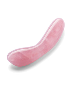 Bâton G en Quartz Rose pour une Stimulation Ultime du Point G