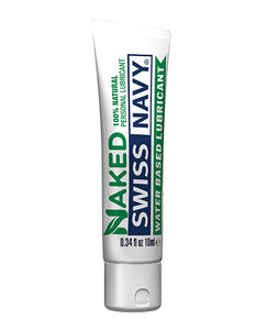 Swiss Navy Naked Organic Lubricant - 10 Ml Bowl of 100