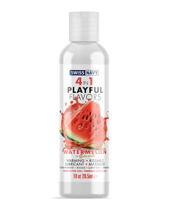 Swiss Navy Watermelon 4-in-1 Playful Flavors - 1 Oz