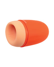 Load image into Gallery viewer, Maxtasy Ultimate Pleasure Heat &amp; Vibration Stroker - Orange
