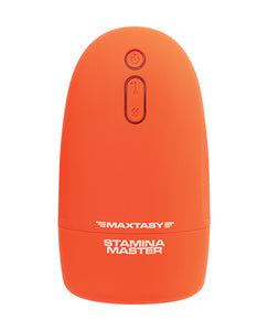 Maxtasy Ultimate Pleasure Heat & Vibration Stroker - Orange