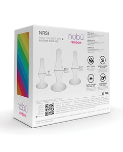 Ensemble de bouchons en silicone arc-en-ciel Nobu