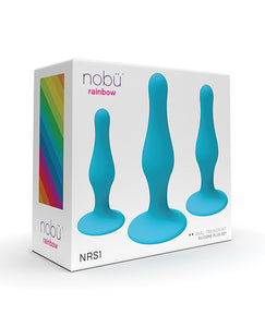 Ensemble de bouchons en silicone arc-en-ciel Nobu