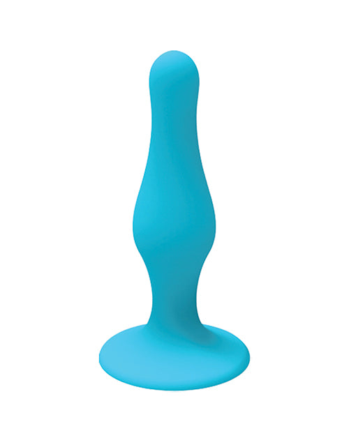 Nobu Rainbow Large Silicone Plug - Blå