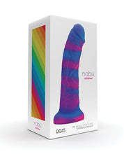 Încărcați imaginea în vizualizatorul Galerie, Dildo din silicon Nobu Cosmic Rainbow de 8&quot; cu bază cu ventuză
