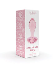 Load image into Gallery viewer, Nobu Rose Heart Plug - Pink
