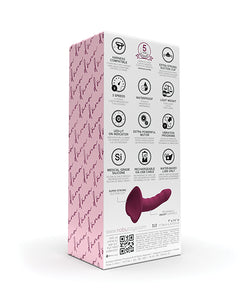 Däna Raspberry Flexi-Vibe Dong with Suction Cup