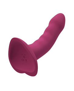 Däna Raspberry Flexi-Vibe Dong com Ventosa