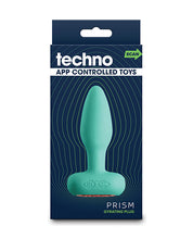 Load image into Gallery viewer, Techno Prism App Controlled Rotating &amp; Vibrating Anal Plug - Teal
