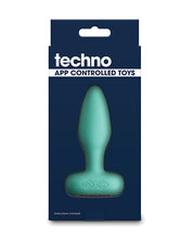 Load image into Gallery viewer, Techno Prism App Controlled Rotating &amp; Vibrating Anal Plug - Teal
