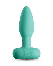 Load image into Gallery viewer, Techno Prism App Controlled Rotating &amp; Vibrating Anal Plug - Teal
