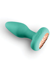 Load image into Gallery viewer, Techno Prism App Controlled Rotating &amp; Vibrating Anal Plug - Teal
