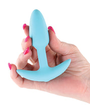 Cargue la imagen en el visor de la galería, Plug Anal Vibrador Controlado por Aplicación Techno Trance con Control Remoto - Azul
