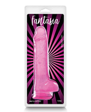 Load image into Gallery viewer, Pink Fantasia Ballsy 7.5&quot; Dildo
