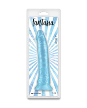 Load image into Gallery viewer, Fantasia 7&quot; Turquoise Shimmer Dildo
