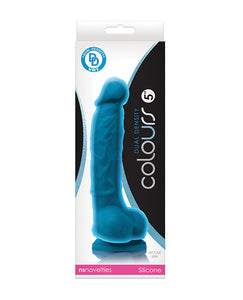 Dildo de Doble Textura de 5 Pulgadas en Colores