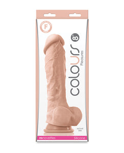 Vibrant Sensations Dildo en Silicone de 8"