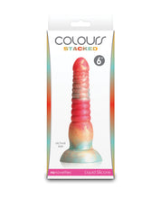 Load image into Gallery viewer, Vibrant Stacked 6&quot; Dildo
