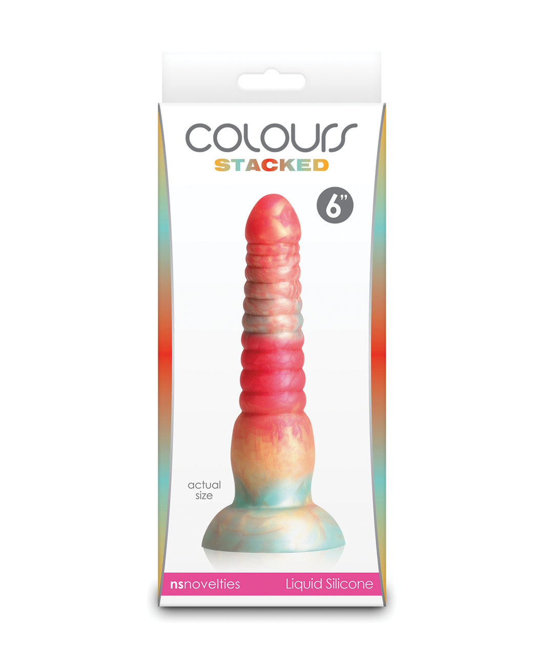 Vibrante Dildo Empilhado de 6