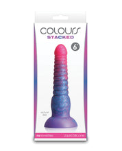 Load image into Gallery viewer, Vibrant Stacked 6&quot; Dildo
