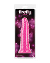 Stralende Roze Glow-in-the-Dark Dildo - Vuurvlieg Nymf