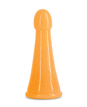 Cargue la imagen en el visor de la galería, Dildo Luminous Phoenix que brilla en la oscuridad - Naranja vibrante
