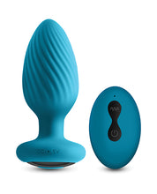 Ladda bilden i Galleri Viewer, INYA Alpine 2.0 Gyrating &amp; Vibrating Anal Plug w/Remote - Teal
