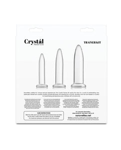 Clear Crystal Anal Training Set - 3 Piece Collection